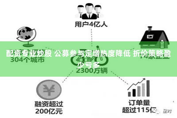 配资专业炒股 公募参与定增热度降低 折价策略盈少亏多