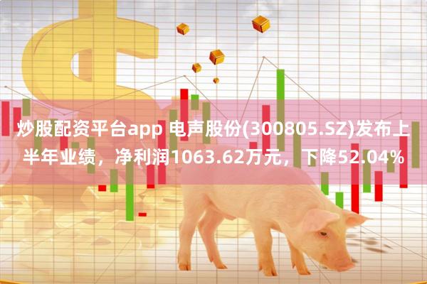 炒股配资平台app 电声股份(300805.SZ)发布上半年业绩，净利润1063.62万元，下降52.04%