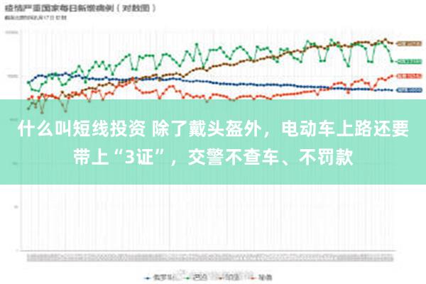 什么叫短线投资 除了戴头盔外，电动车上路还要带上“3证”，交警不查车、不罚款